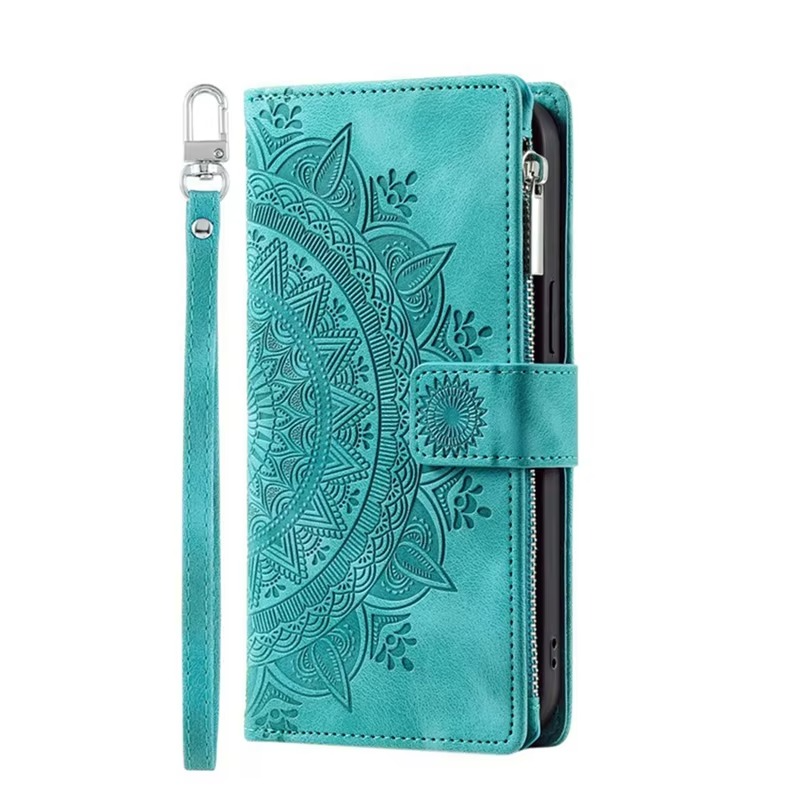 Luxury Zipper Wallet Case for iPhone  16 Pro Max