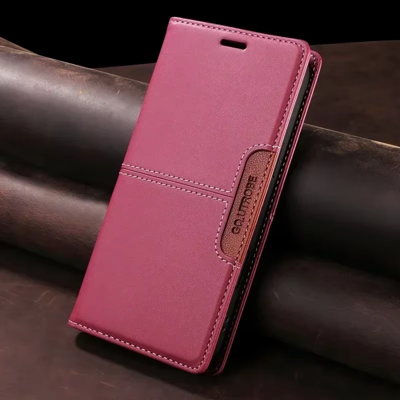 Leather Magnetic FLip Case for iPhone 16 Pro Max