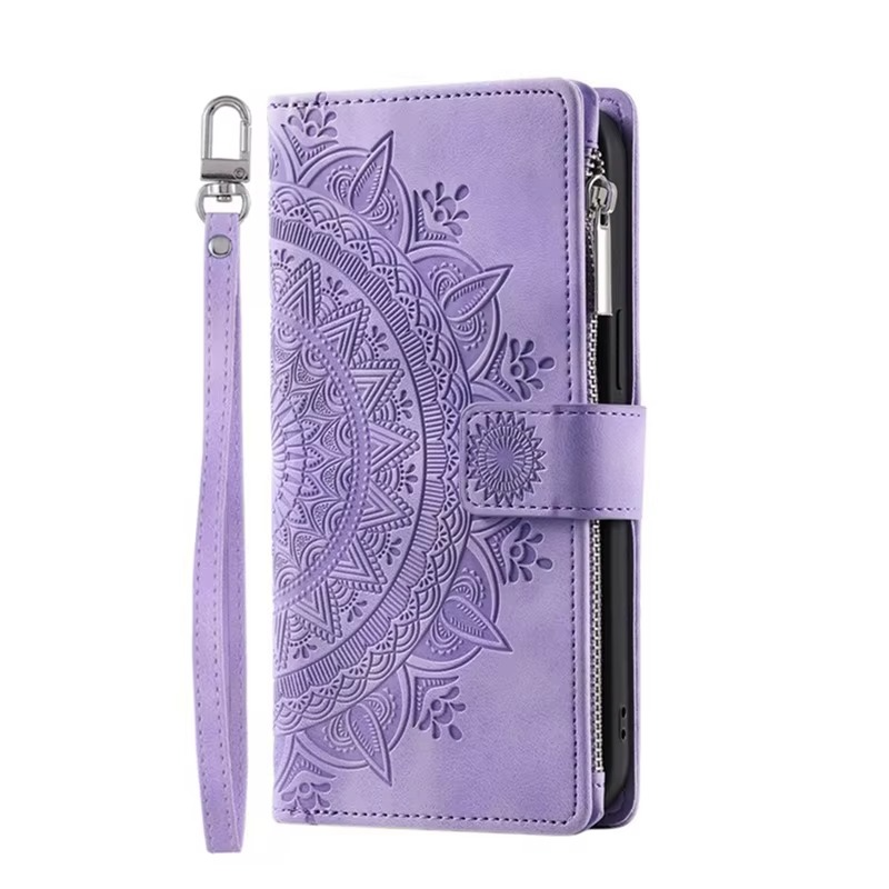 Luxury Zipper Wallet Case for iPhone  16 Pro Max